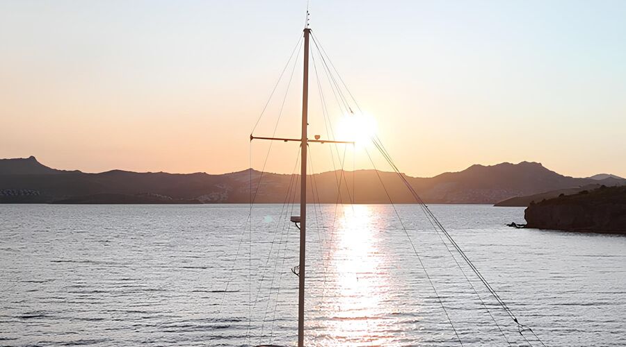 Bodrum'da Kadın Kaptanlı Tekne