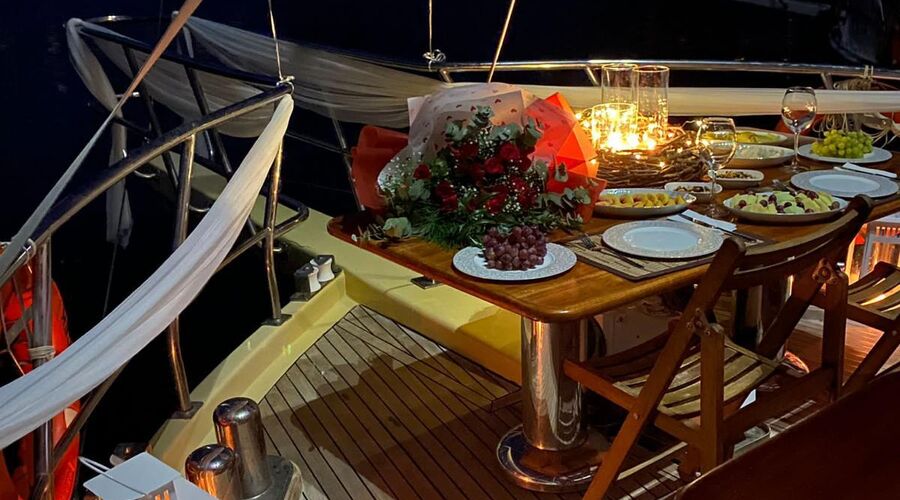 Bodrum'da Kadın Kaptanlı Tekne